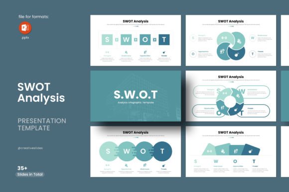 Elevate Your Professional Presentations with a Swot Analysis PowerPoint Template