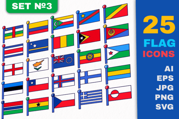Expanding Your Global Design Toolkit with Flat Outline Flag Icons