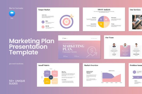 Marketing Plan Keynote Template: A Comprehensive Evaluation for Presenters