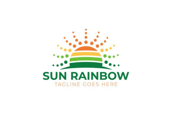 Rainbow Sun Logo Identity: A Beacon for Modern Branding