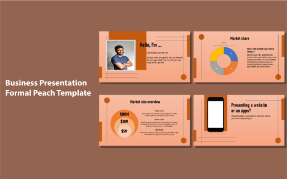 The Business Presentation Peach Template: A Professional Tool