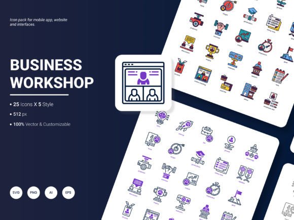 The Modern Toolkit: How a Business Workshop Icon Pack Elevates Visual Communication