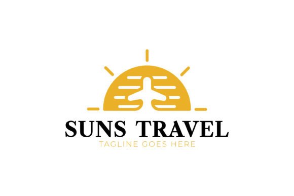 The Sun with Plane Logo: Your Passport to Elevated Brand Identity