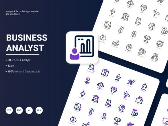 The Ultimate Toolkit: Elevate Your Projects with a Business Analyst Icon Pack