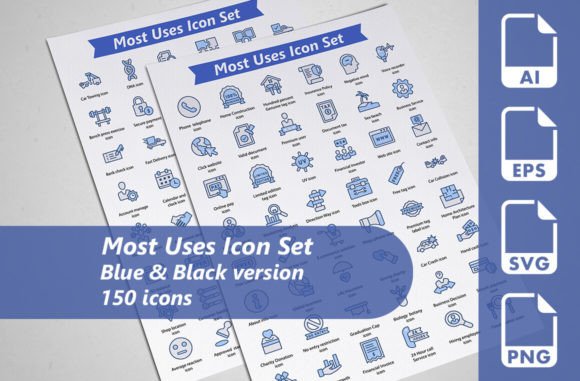 What is the Most Uses Icon Set?