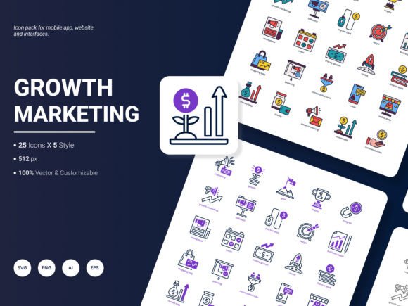 Your Visual Toolkit: Understanding the Growth Marketing Icon Pack